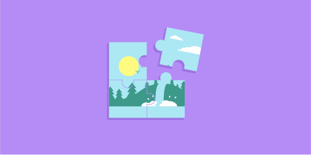 Uncompleted puzzle