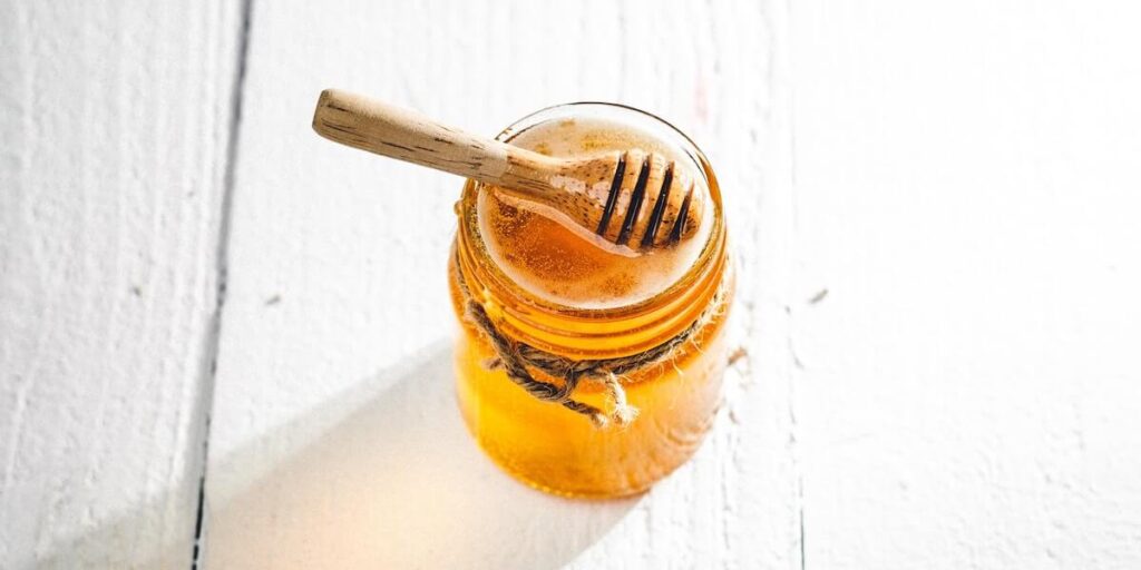 A jar of honey