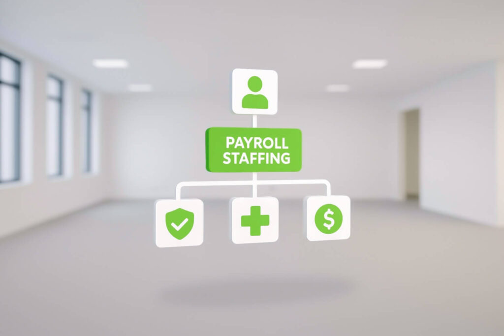 A flowchart to help understand what is payroll staffing