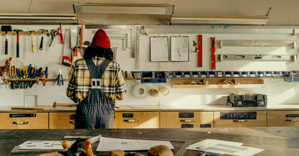 A maintenance technician at work