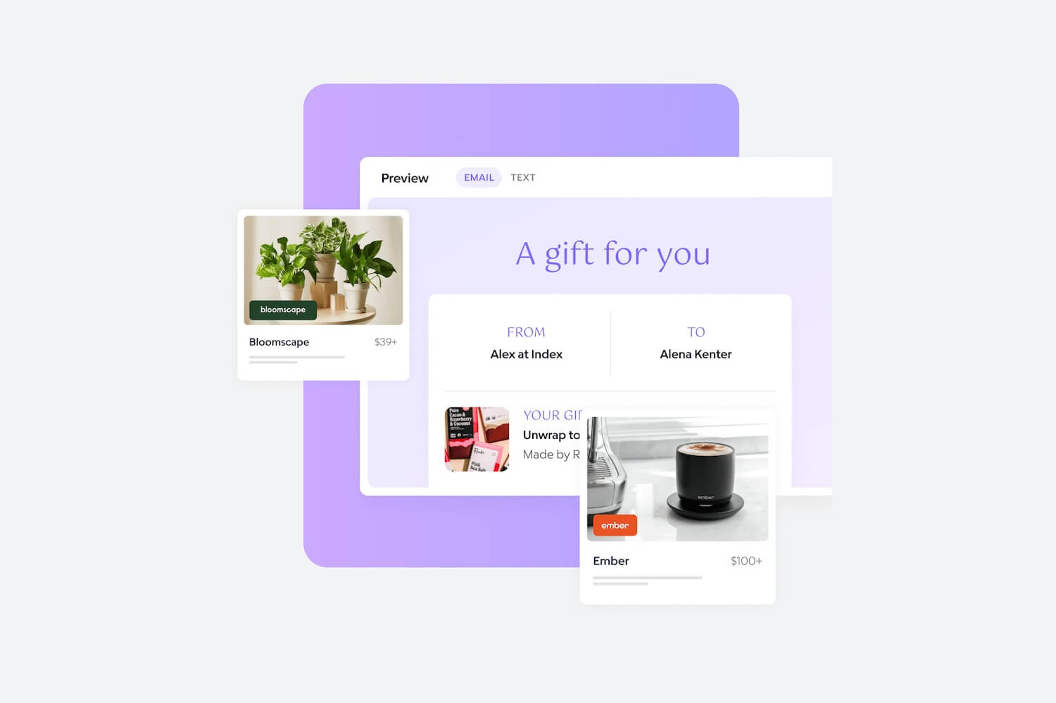 Goody gift sending platform