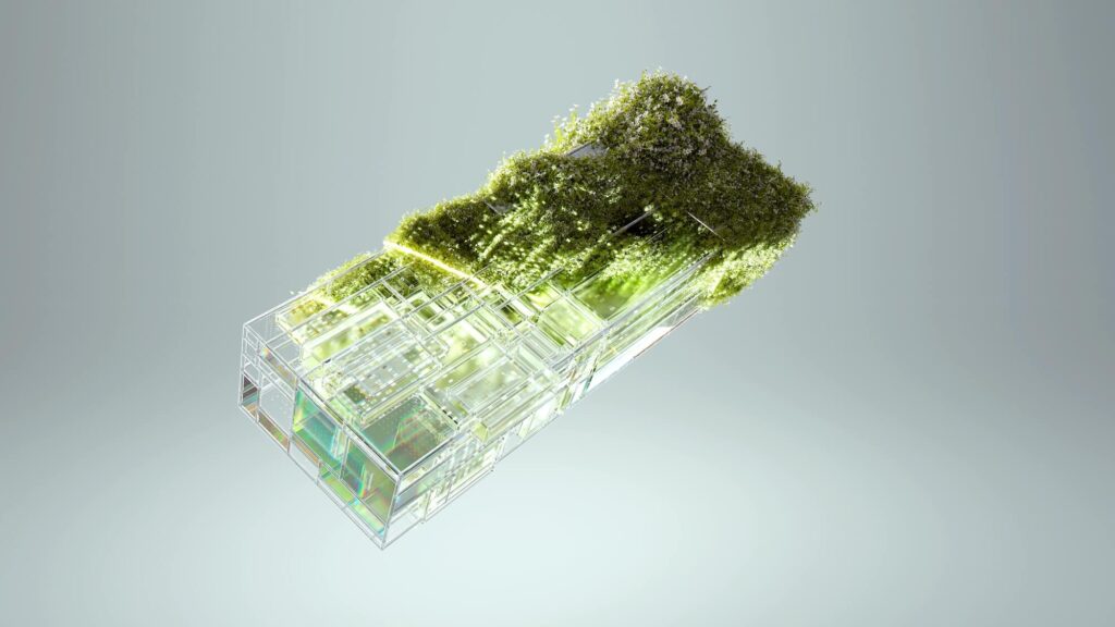 A transparent rectangular prism representing pay transparency