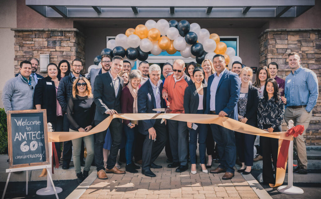 Ribbon cutting at the sixtieth anniversary celebration