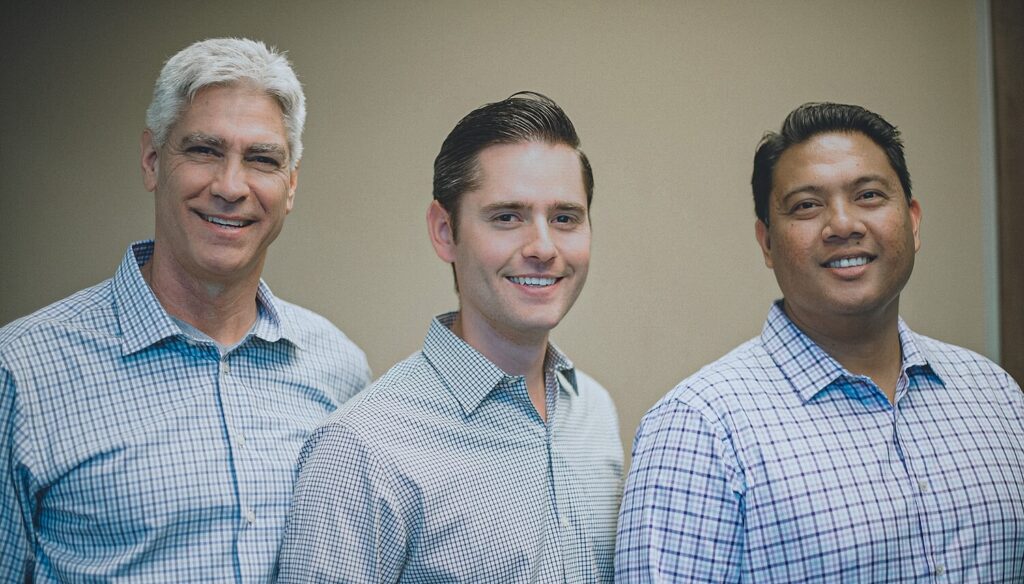 Scott Kuethen, Barrett Kuethen, and Jay Ramos in the mid 2010s.